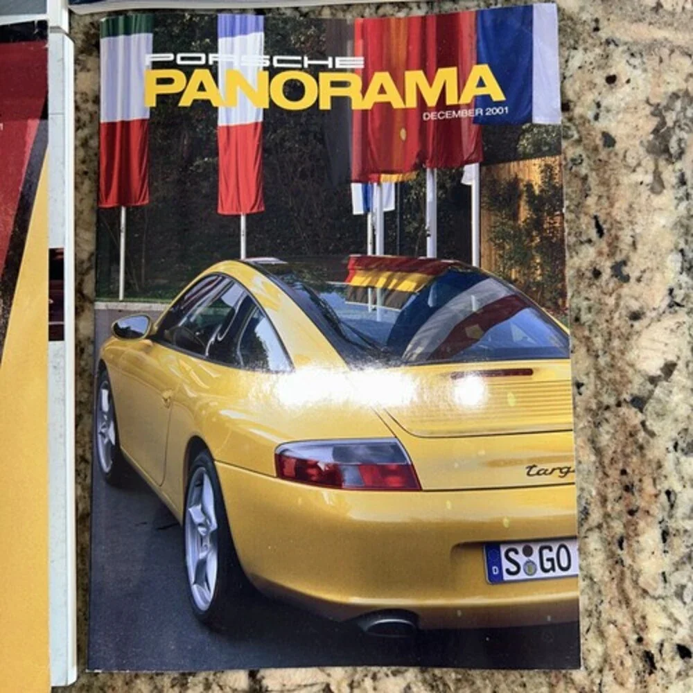 PORSCHE Panorama MAGAZINE 2001 Lot of 12 FULL YEAR Club of America